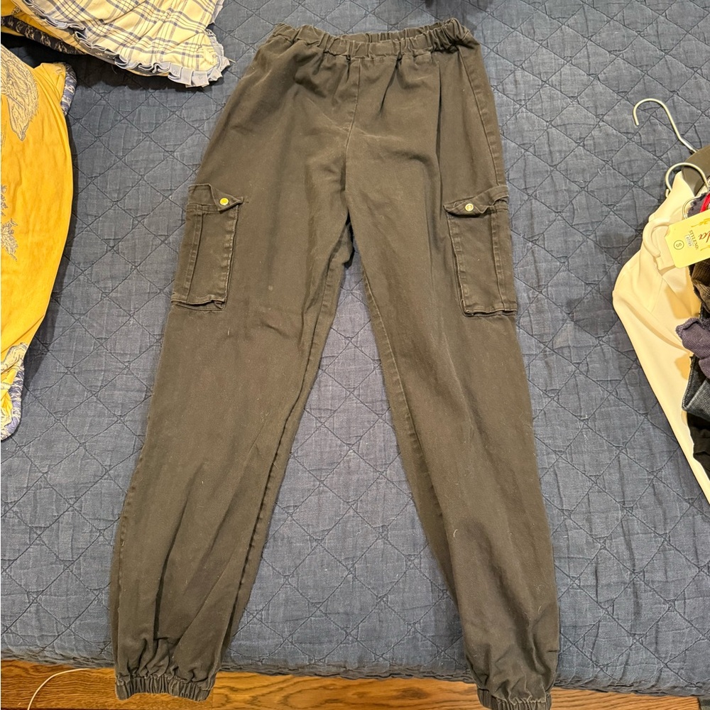 Black Cargo Pants